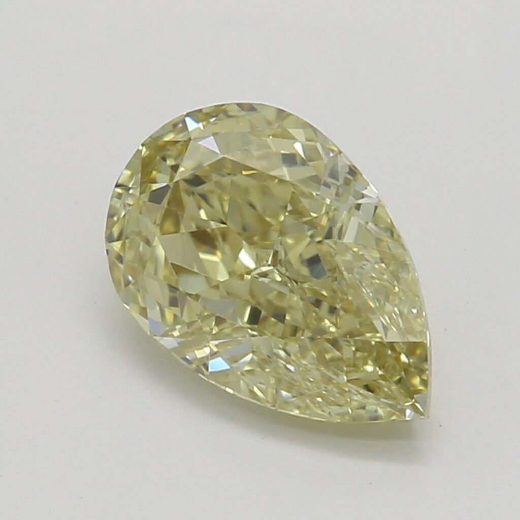 0.75 Ct. Fancy Brownish Yellow Pear Diamond