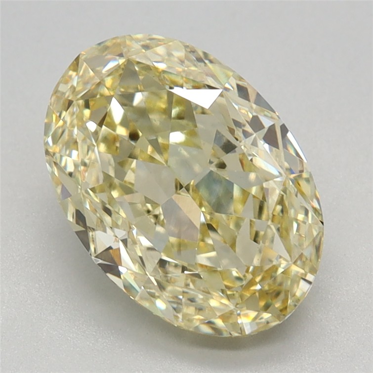 2.08 Ct. Fancy Intense Yellow Oval Lab Grown Diamond