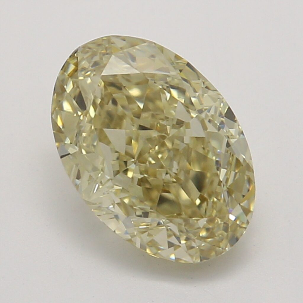 0.90 Ct. Fancy Brownish Yellow Oval Diamond