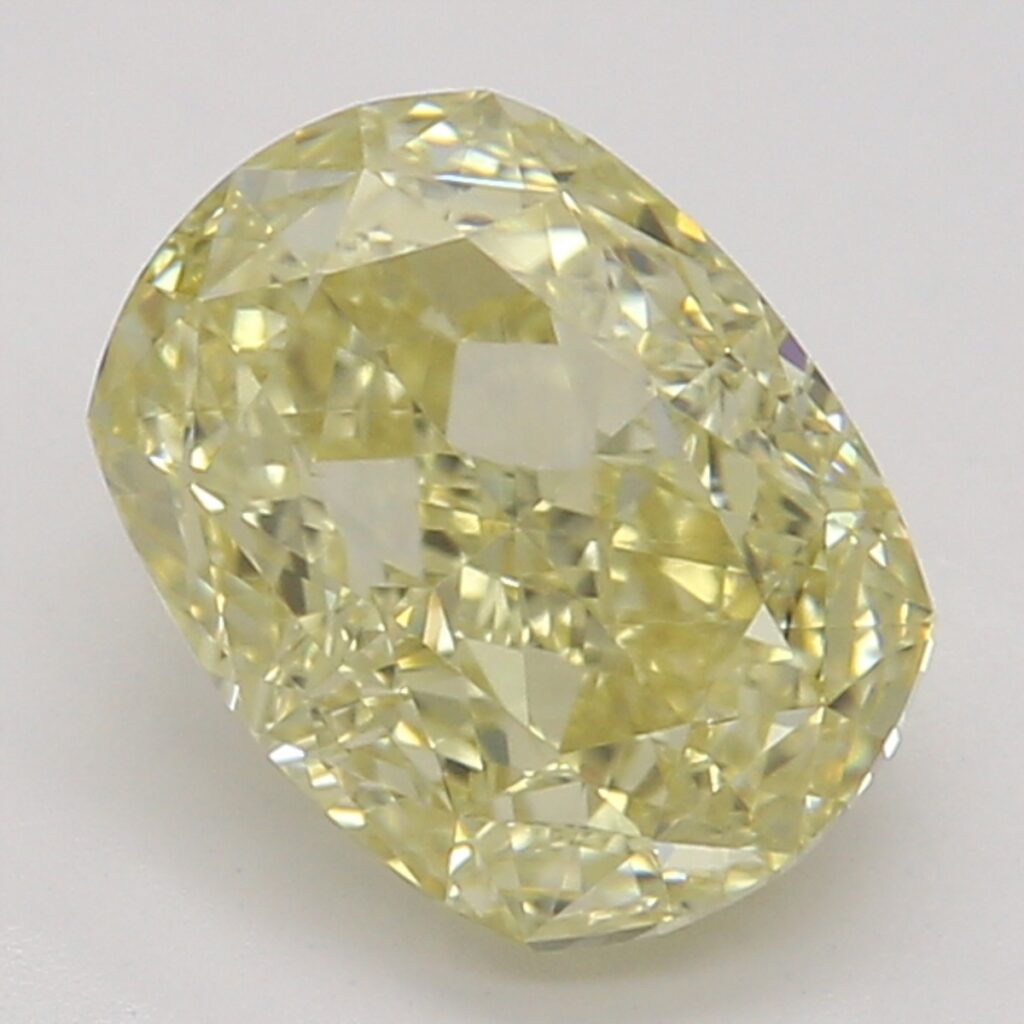 1.00 Ct. Fancy Yellow Cushion Diamond