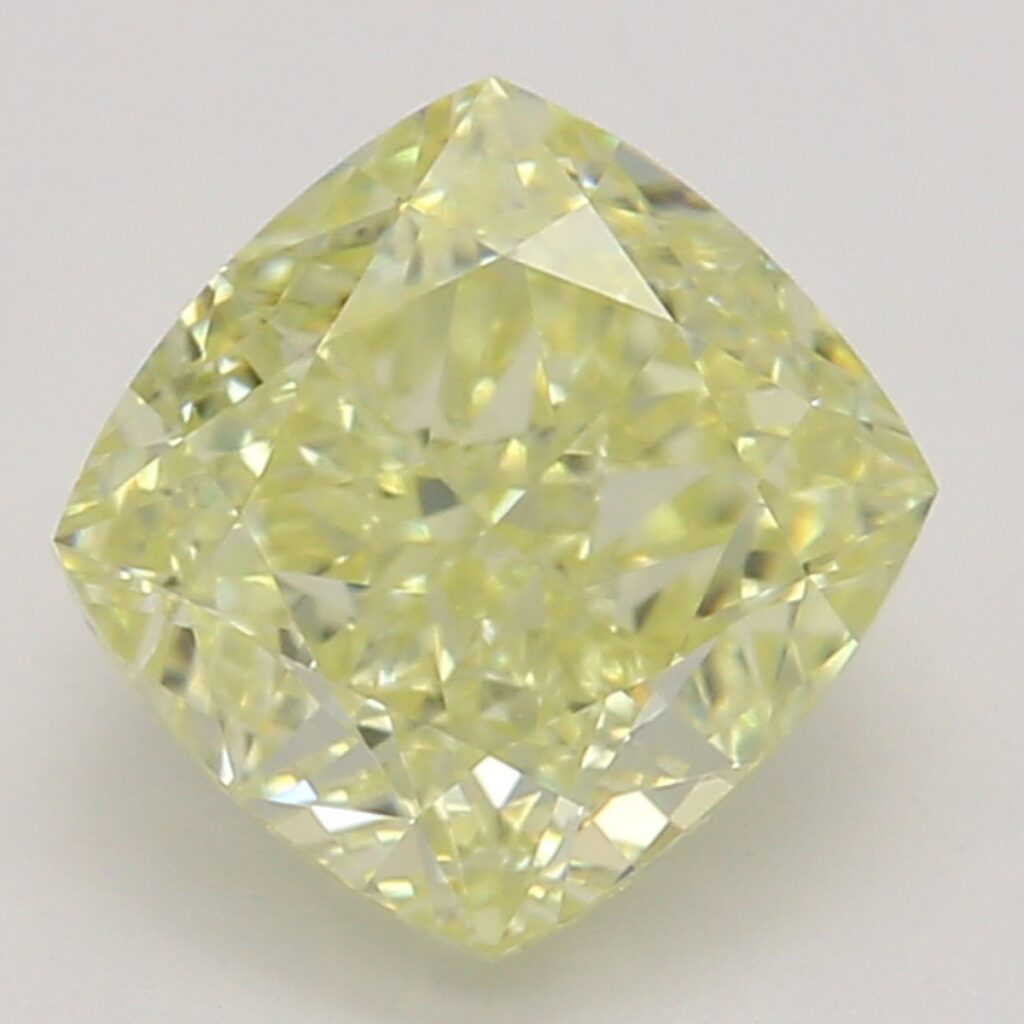 1.01 Ct. Fancy Yellow Cushion Diamond