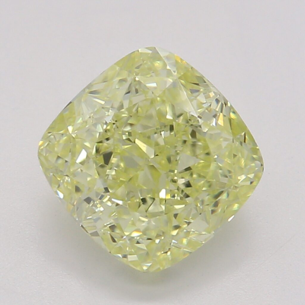 1.51 Ct. Fancy Yellow Cushion Diamond
