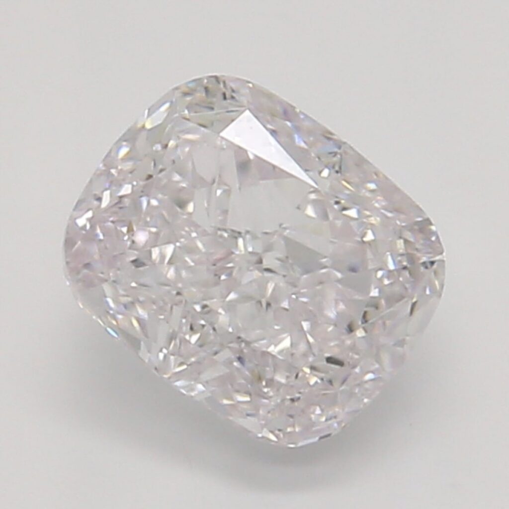 0.52 Ct. Faint Pink Cushion Diamond