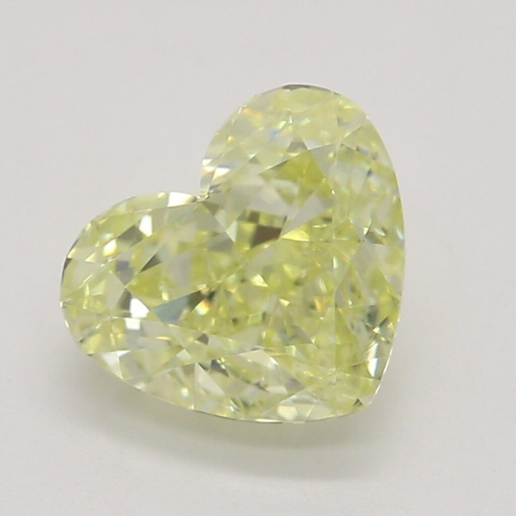 1.00 Ct. Fancy Yellow Heart Diamond