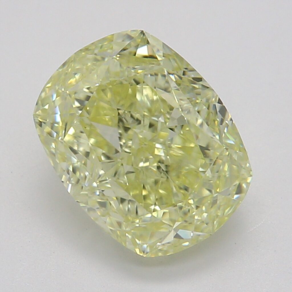 1.36 Ct. Fancy Yellow Cushion Diamond