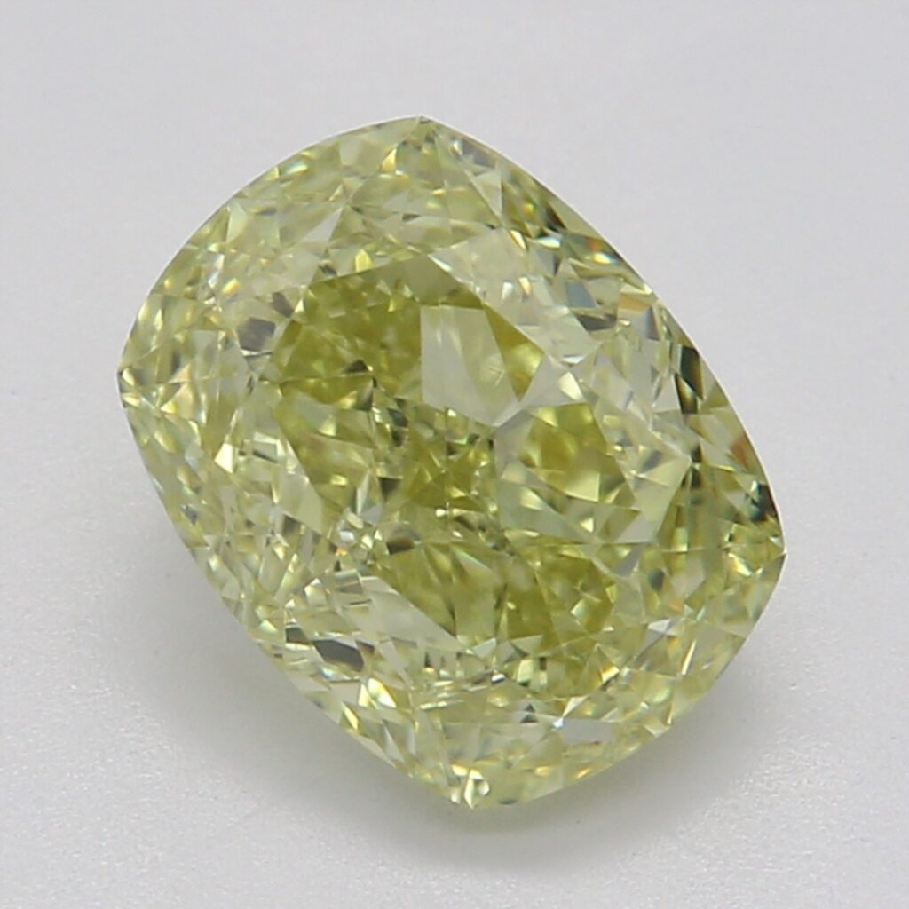 1.20 Ct. Fancy Brownish Greenish Yellow Cushion Diamond