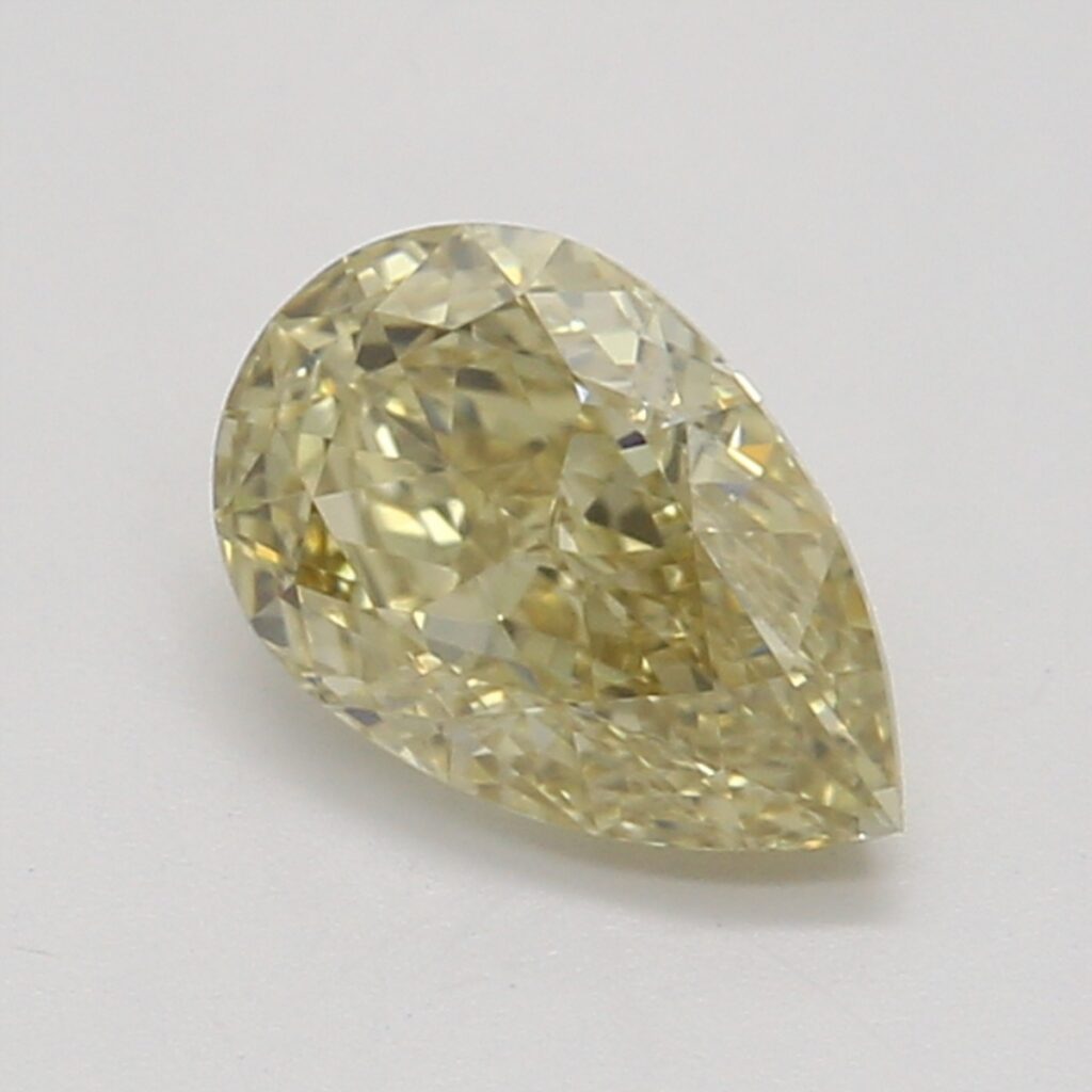 0.40 Ct. Fancy Brownish Yellow Pear Diamond
