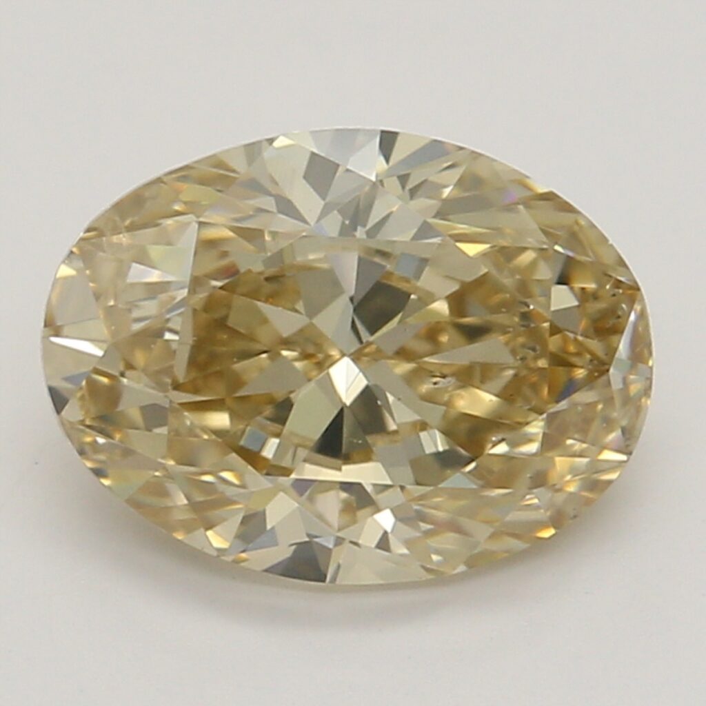 1.01 Ct. Fancy Brown-Yellow Oval Diamond