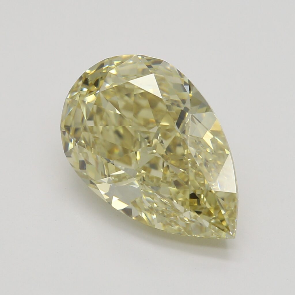 2.52 Ct. Fancy Brownish Yellow Pear Diamond