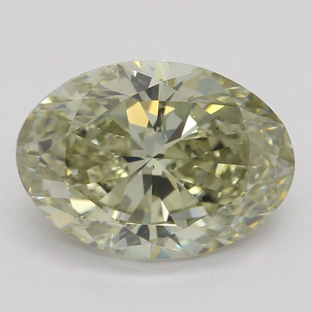 1.70 Ct. Fancy Brownish Greenish Yellow Oval Diamond