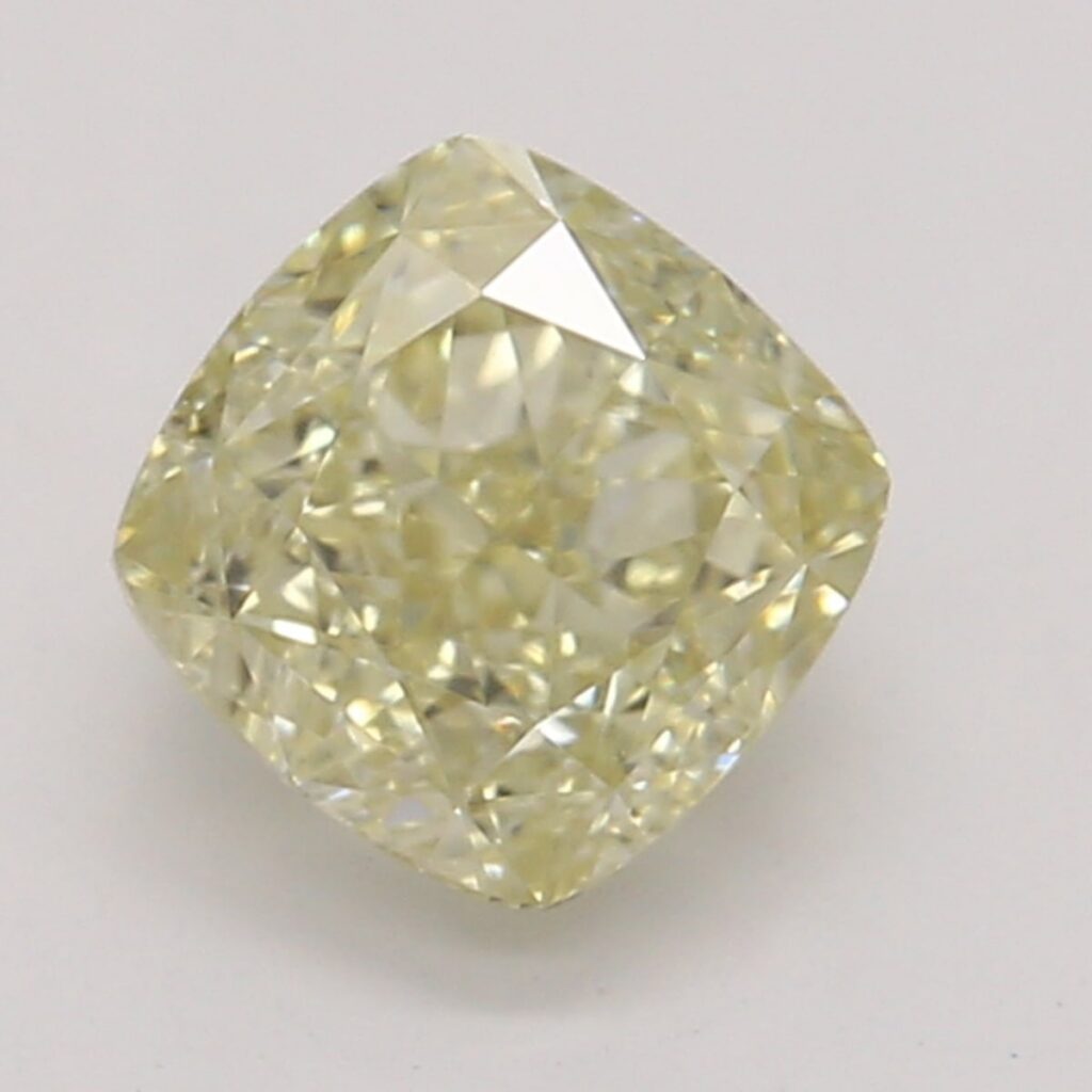 0.61 Ct. Fancy Brownish Yellow Cushion Diamond