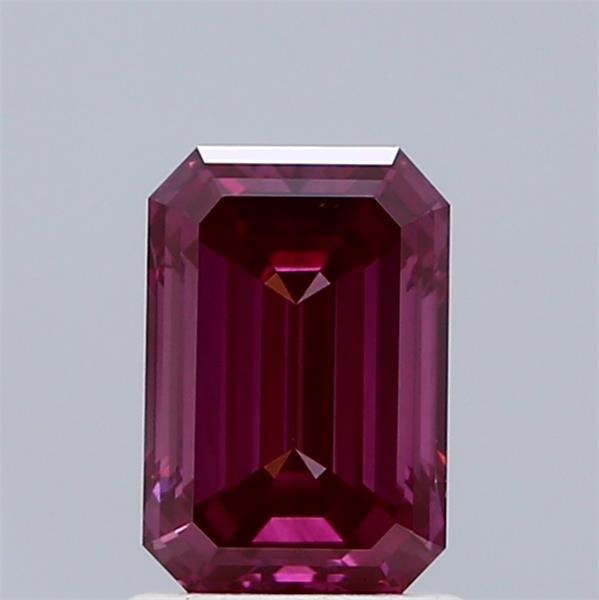 1.32 Ct. Fancy Deep  Pink Emerald Lab Grown Diamond