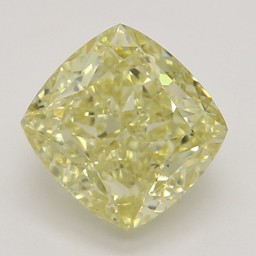 1.56 Ct. Fancy Yellow Cushion Diamond