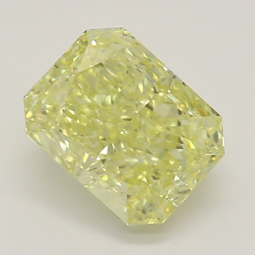 0.80 Ct. Fancy Yellow Radiant Diamond