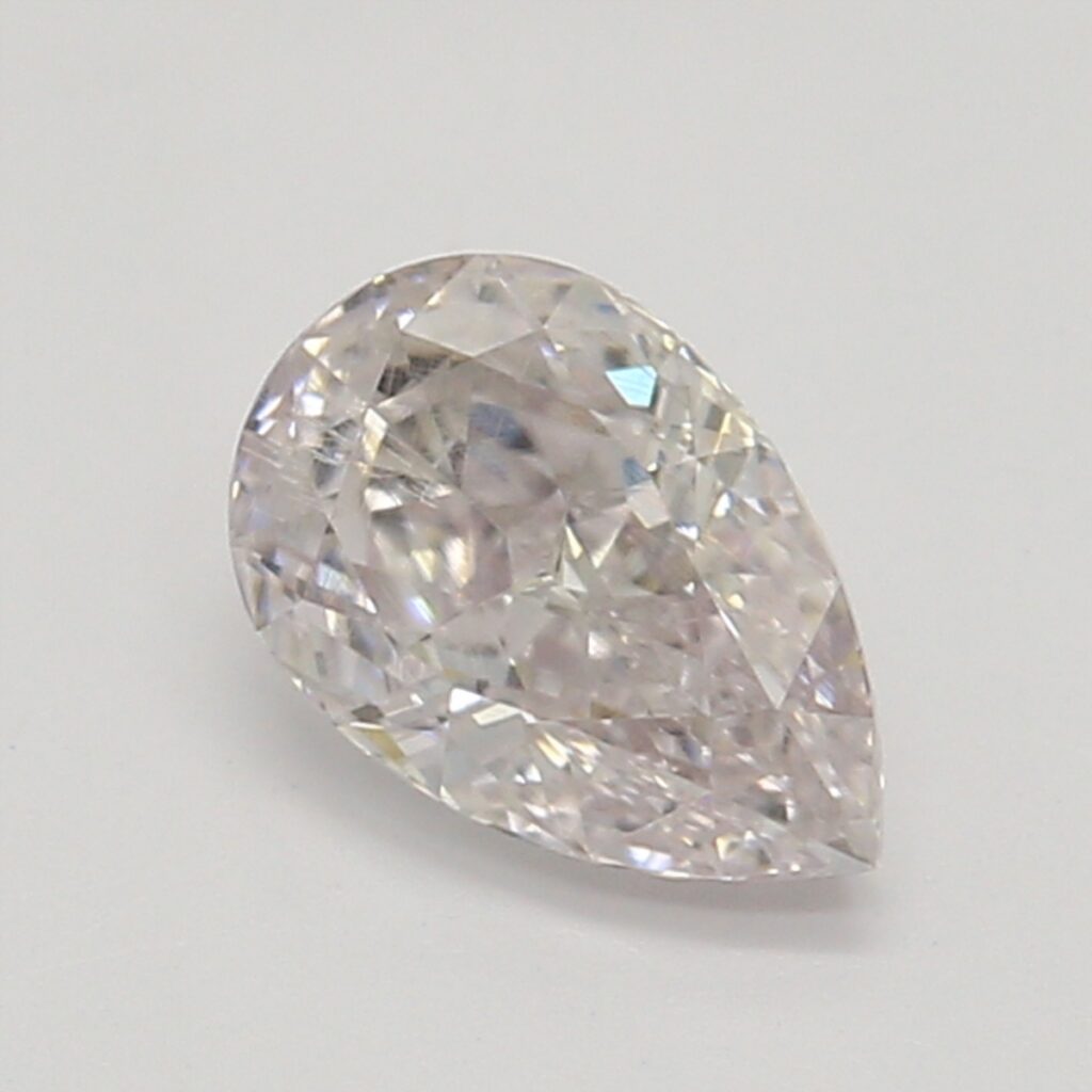 0.37 Ct. Light Pink Pear Diamond