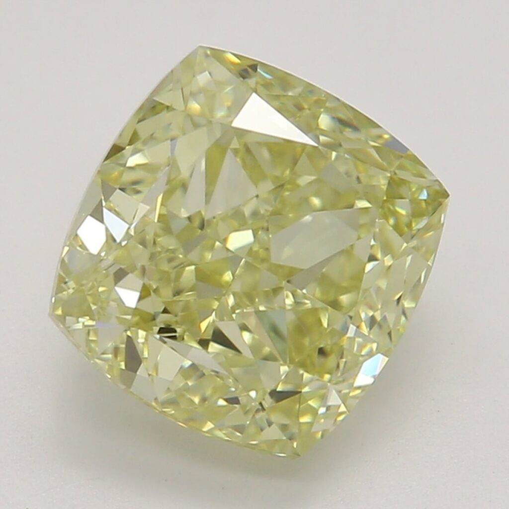 1.73 Ct. Fancy Yellow Cushion Diamond