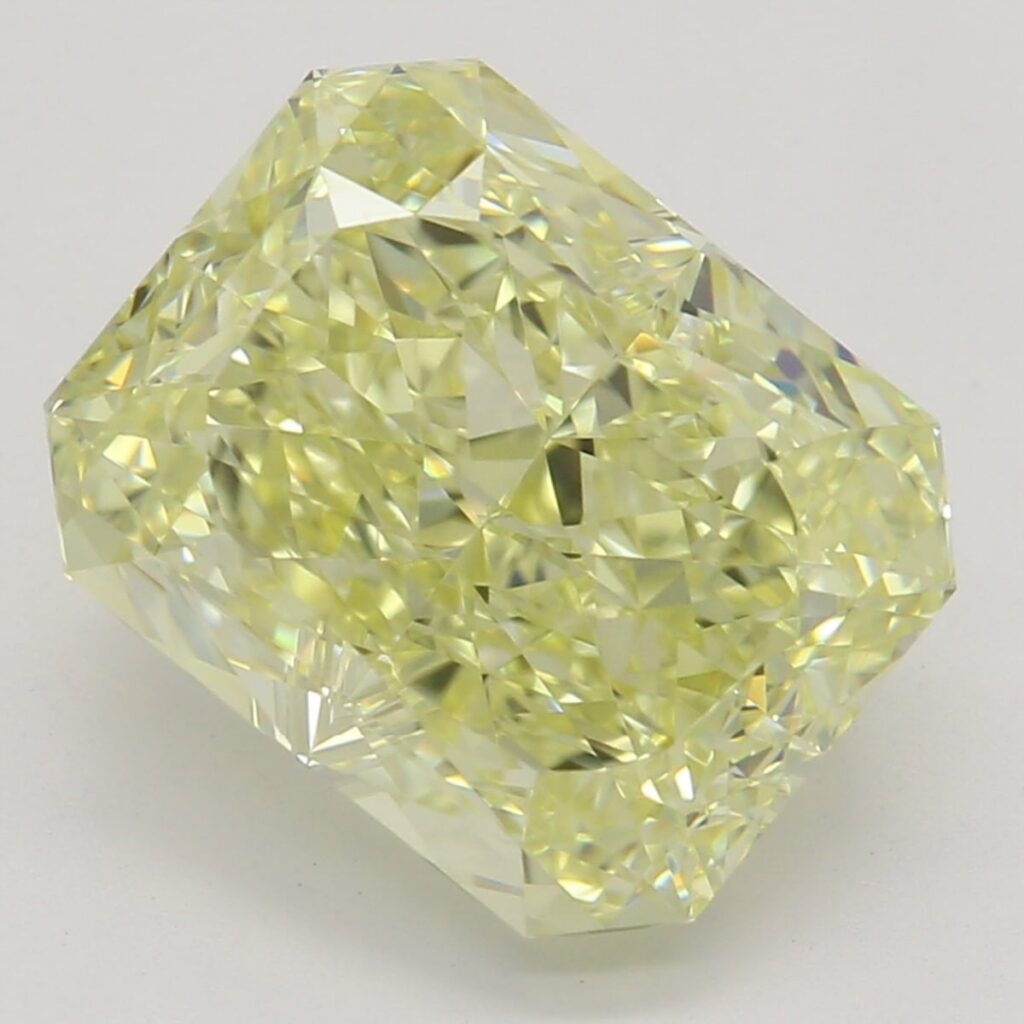3.08 Ct. Fancy Yellow Radiant Diamond