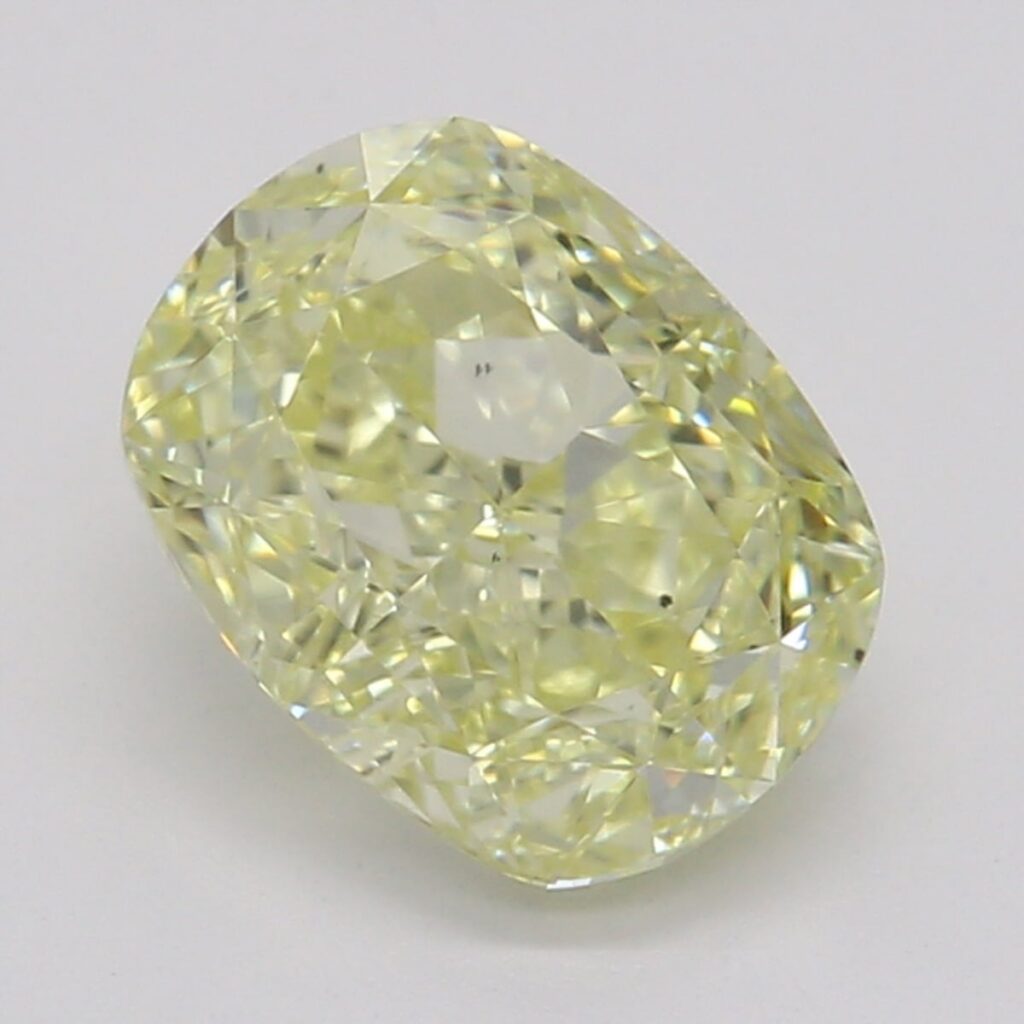 1.01 Ct. Fancy Yellow Cushion Diamond