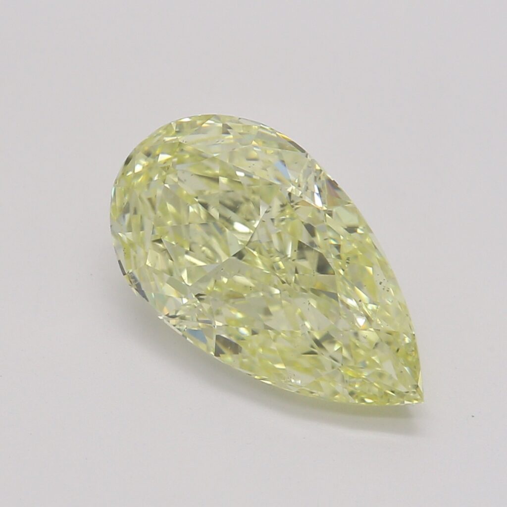 1.55 Ct. Fancy Yellow Pear Diamond