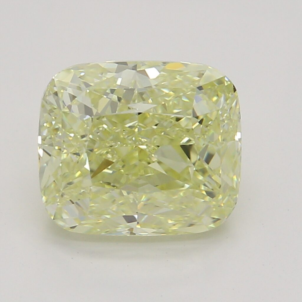 1.50 Ct. Fancy Yellow Cushion Diamond
