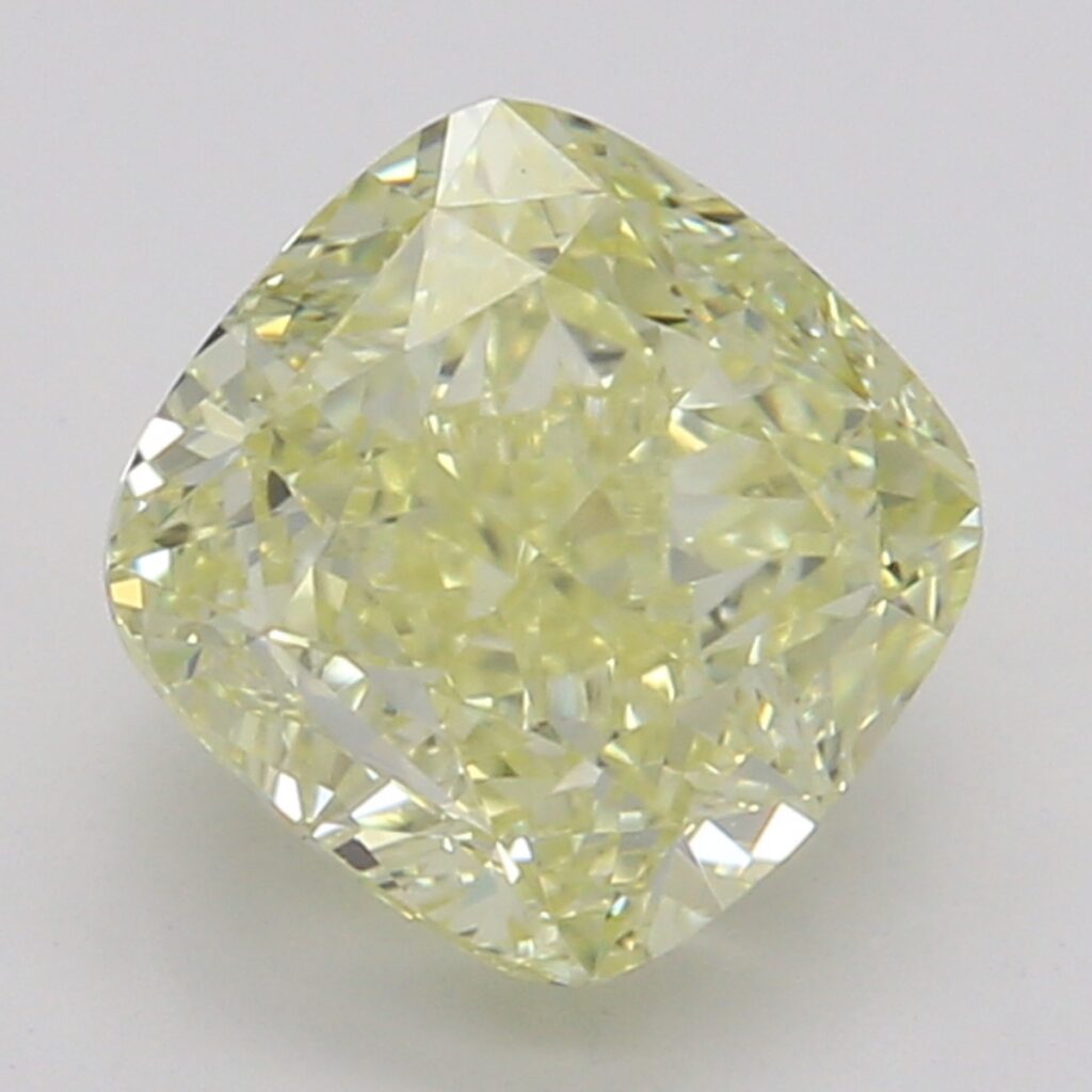 1.01 Ct. Fancy Yellow Cushion Diamond