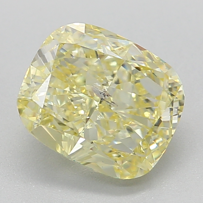 1.00 Ct. Fancy Yellow Cushion Diamond