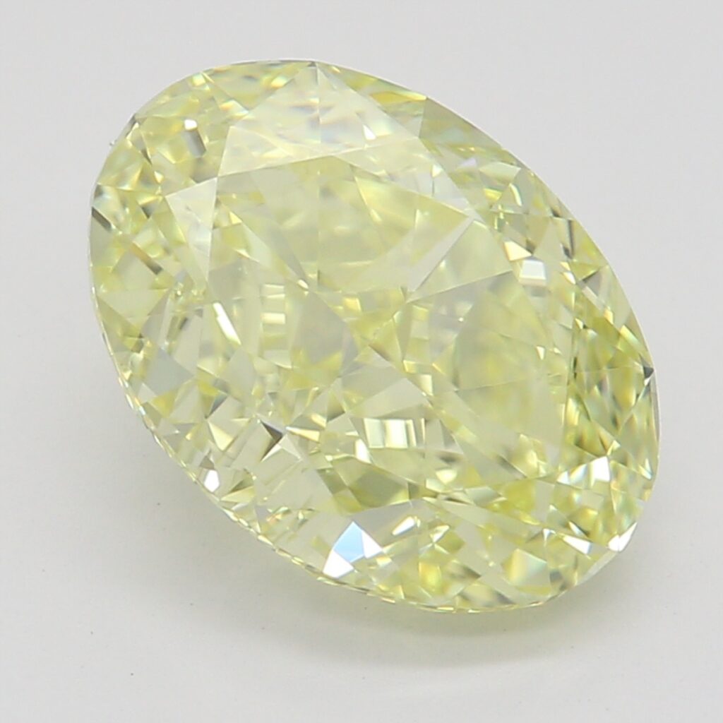 1.91 Ct. Fancy Yellow Oval Diamond