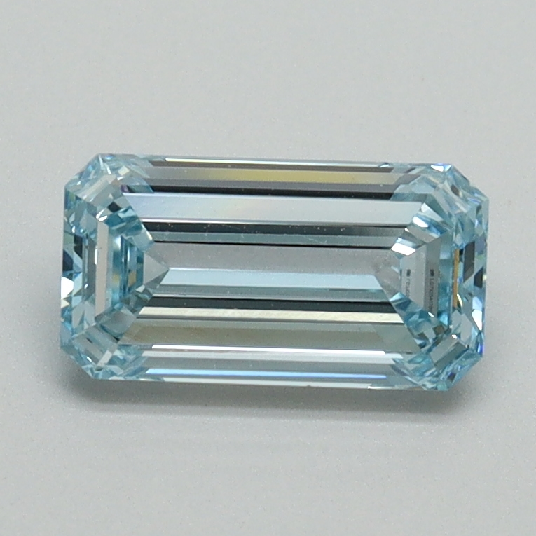 1.01 Ct. Fancy Intense Blue Emerald Lab Grown Diamond