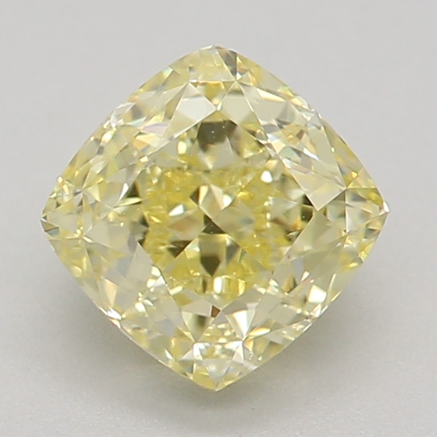 0.72 Ct. Fancy Yellow Cushion Diamond