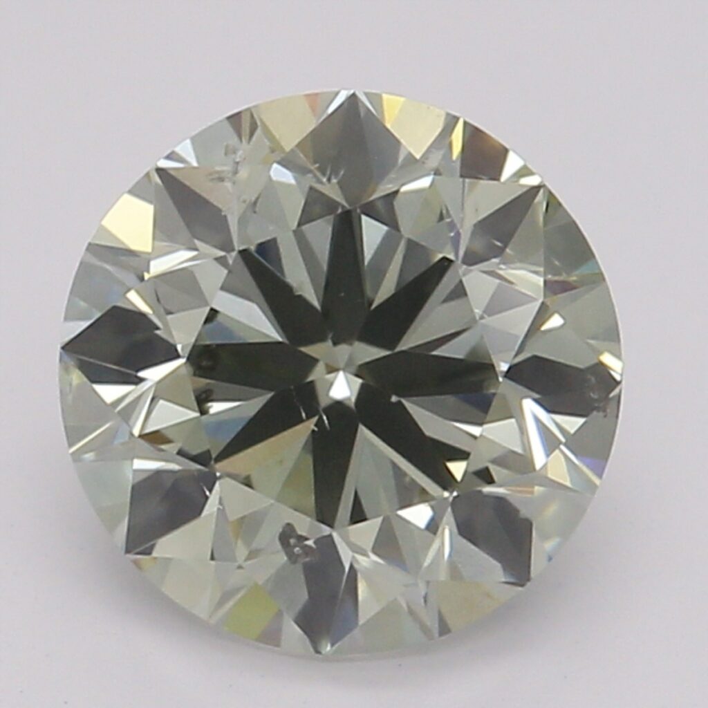 1.00 Ct. Fancy Gray-Greenish Yellow Round Diamond