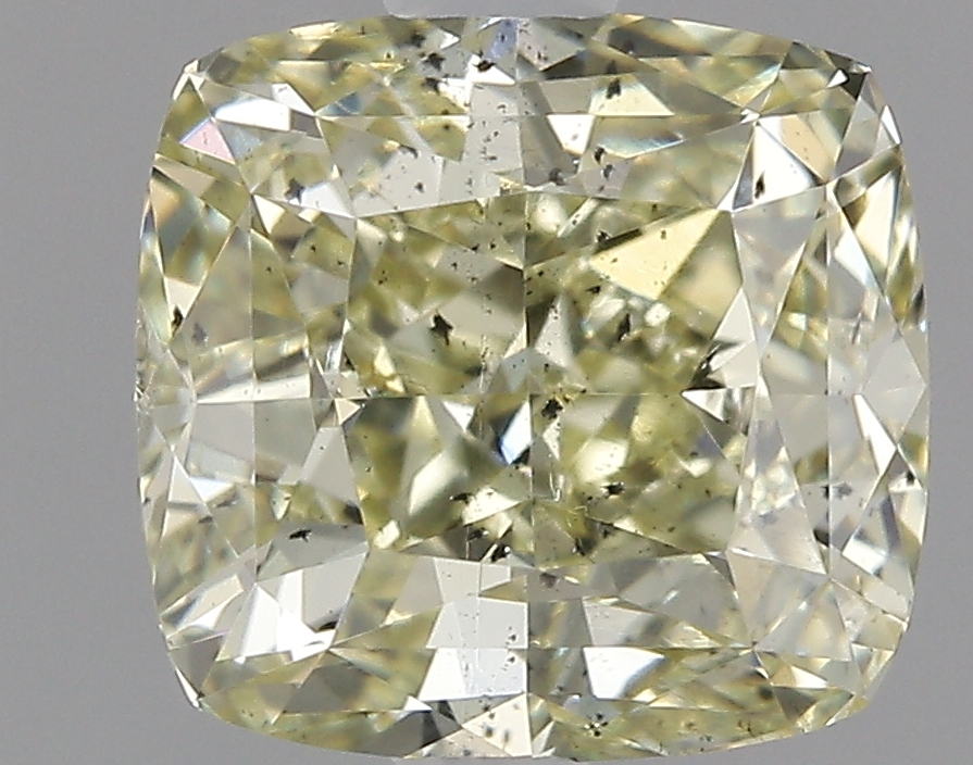 1.53 Ct. Fancy Brownish Greenish Yellow Cushion Diamond