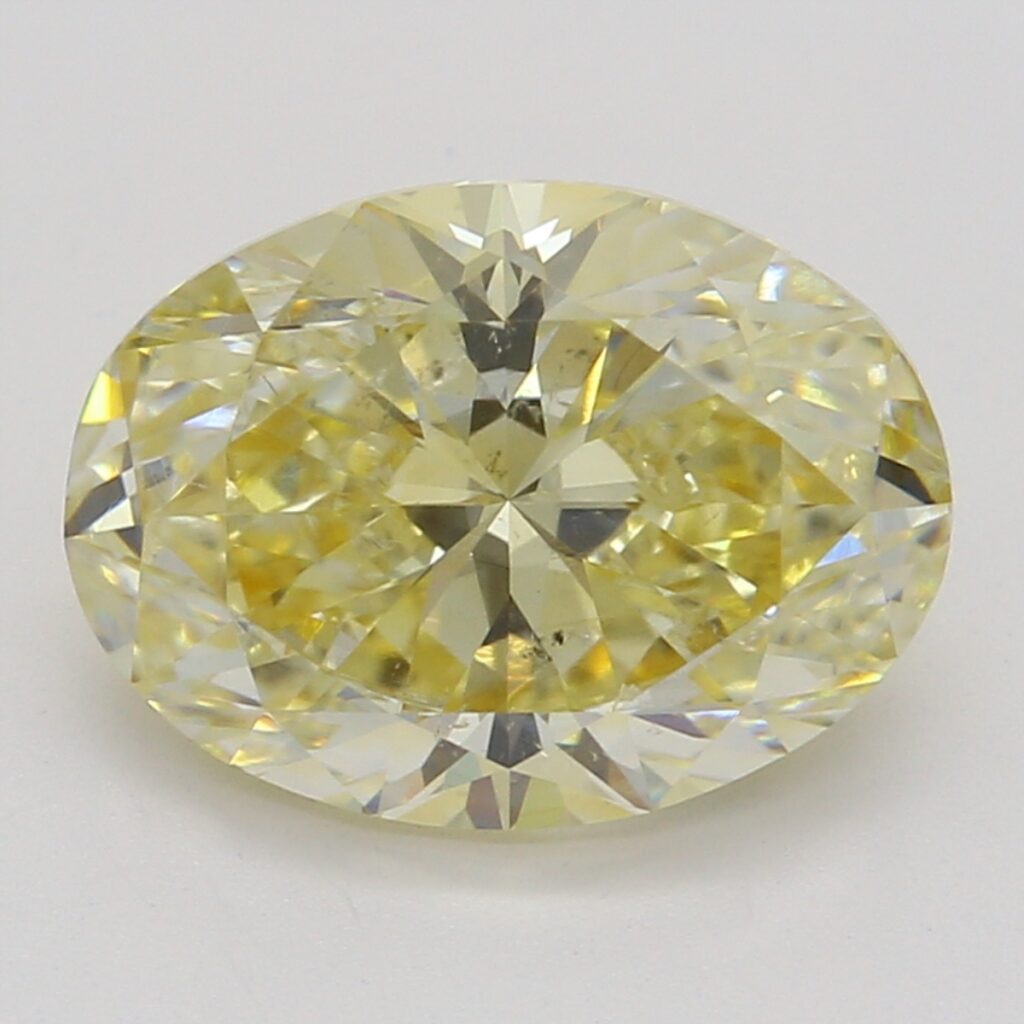 1.50 Ct. Fancy Yellow Oval Diamond
