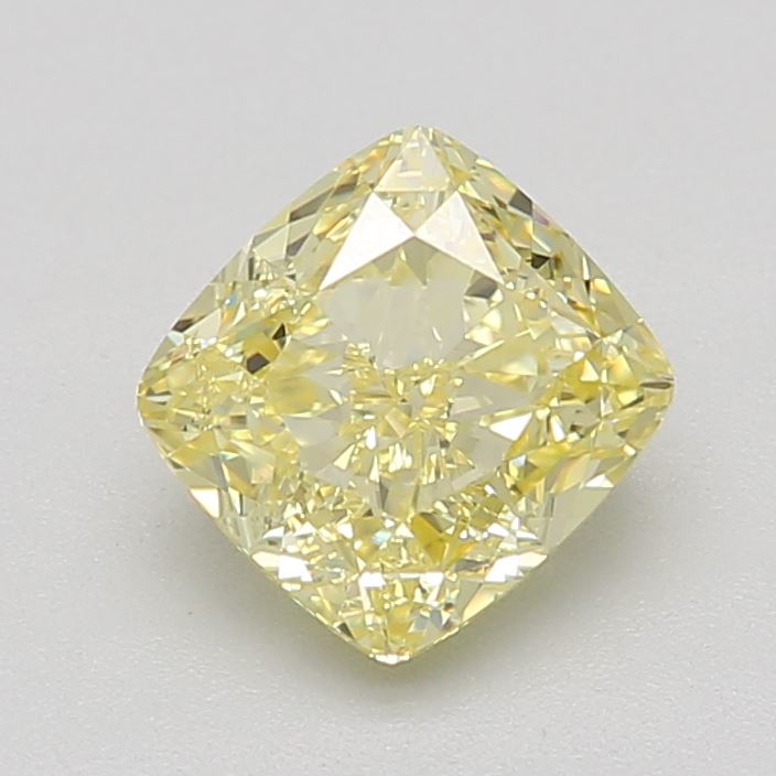 1.01 Ct. Fancy Yellow Cushion Diamond