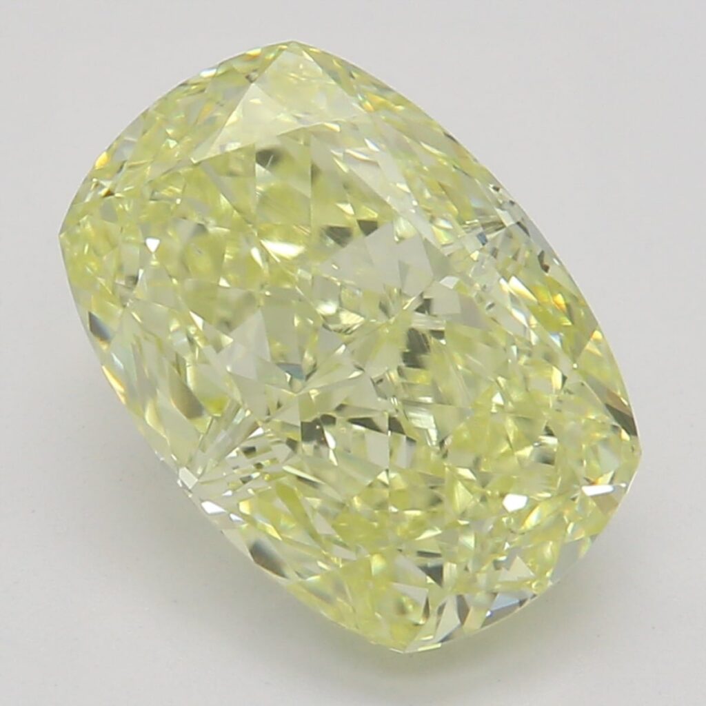 2.02 Ct. Fancy Yellow Cushion Diamond