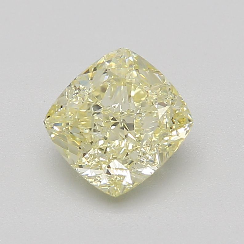 1.04 Ct. Fancy Light Yellow Cushion Diamond