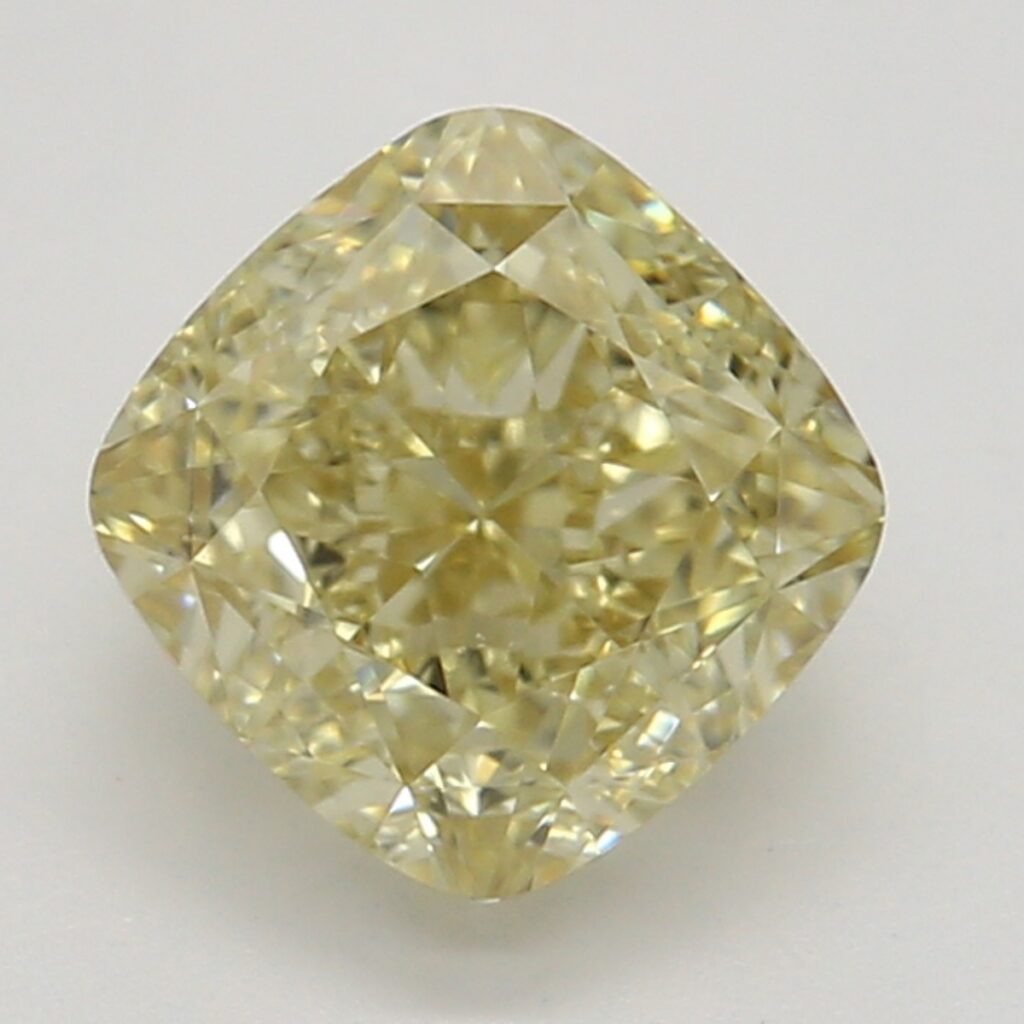 0.80 Ct. Fancy Brownish Yellow Cushion Diamond
