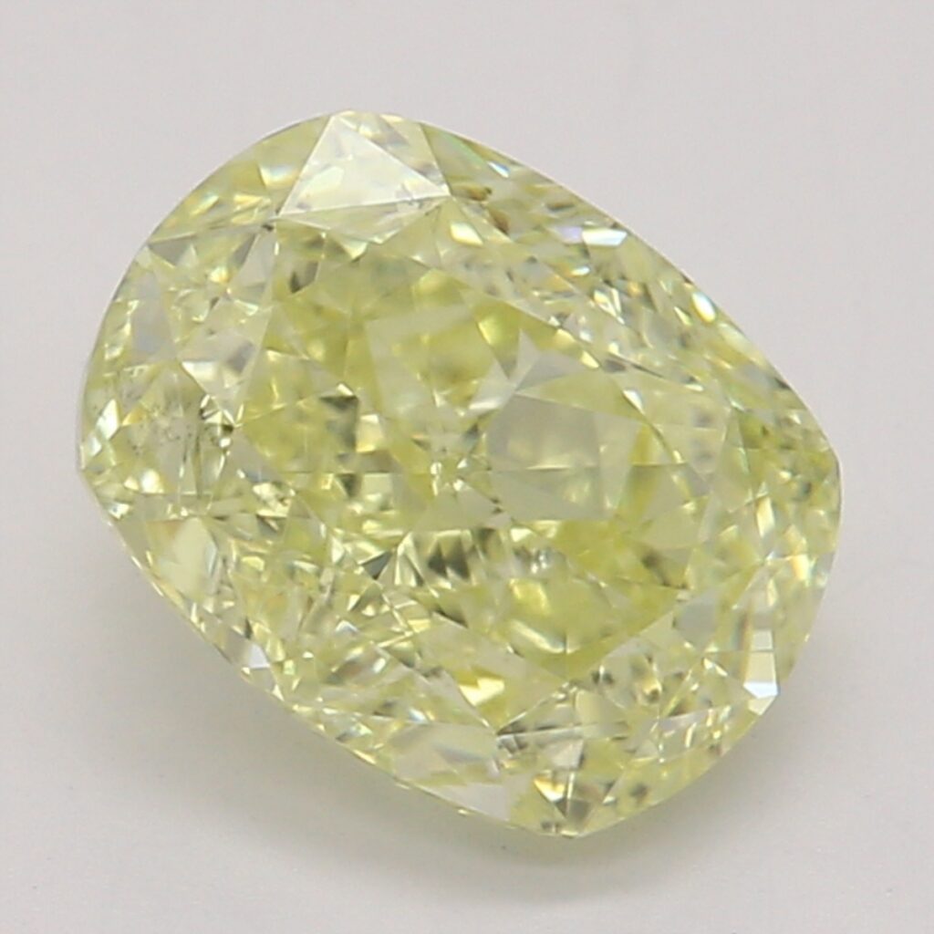 1.01 Ct. Fancy Yellow Cushion Diamond