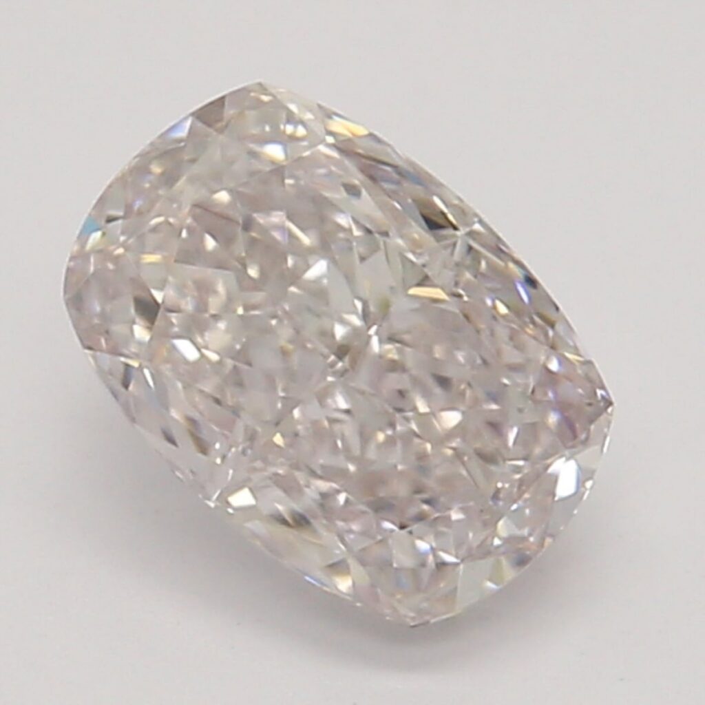 0.47 Ct. Light Pink Cushion Diamond