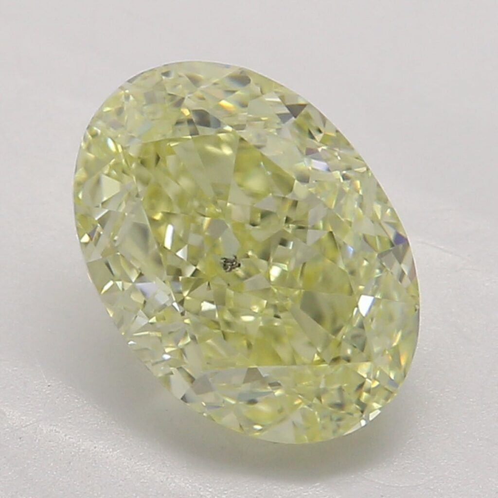 1.30 Ct. Fancy Yellow Oval Diamond