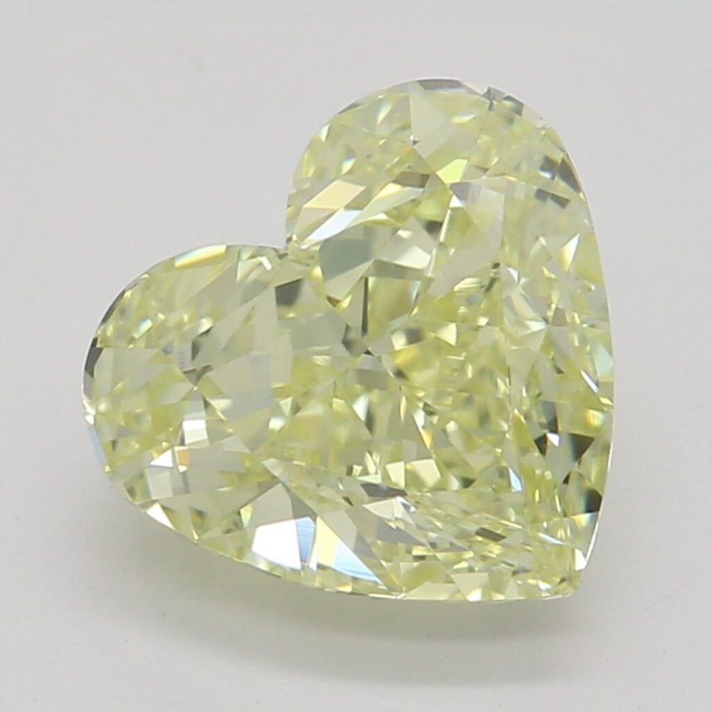 1.60 Ct. Fancy Yellow Heart Diamond