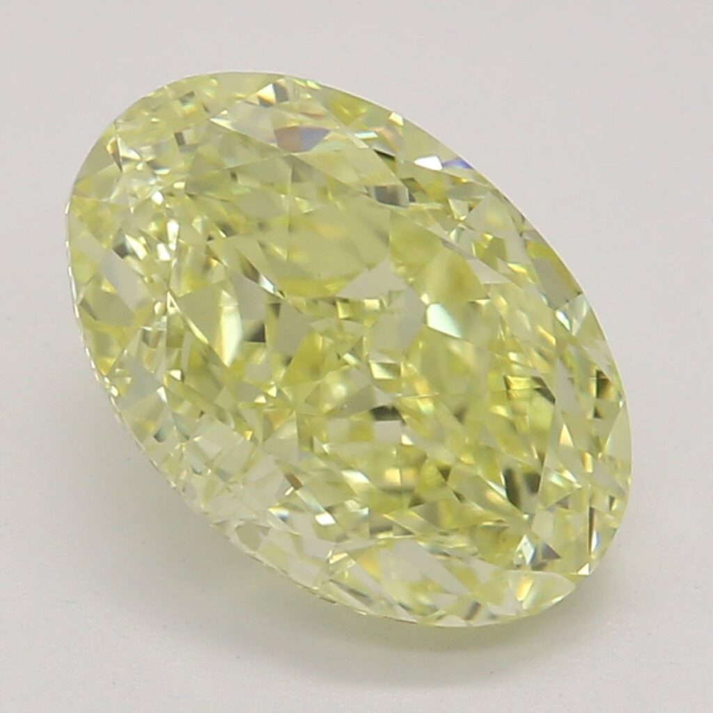 1.51 Ct. Fancy Yellow Oval Diamond