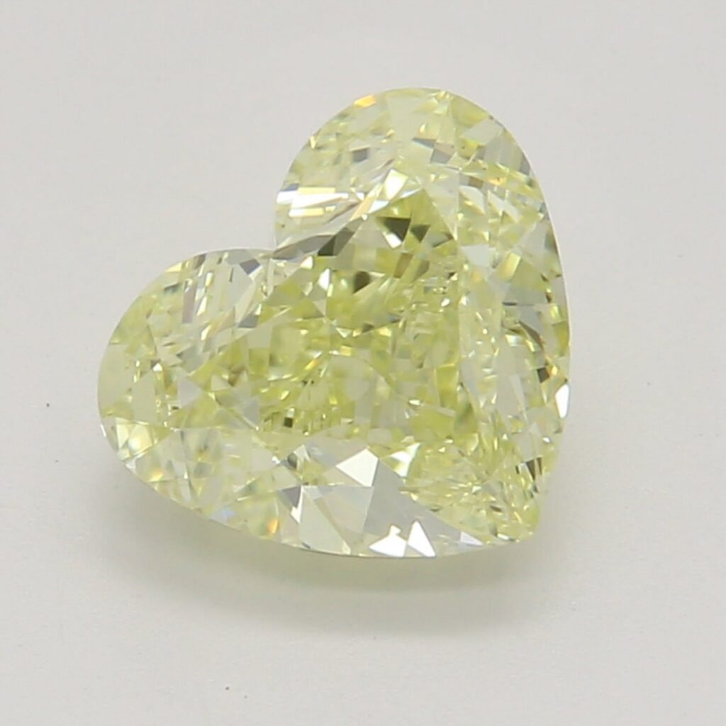 1.00 Ct. Fancy Yellow Heart Diamond