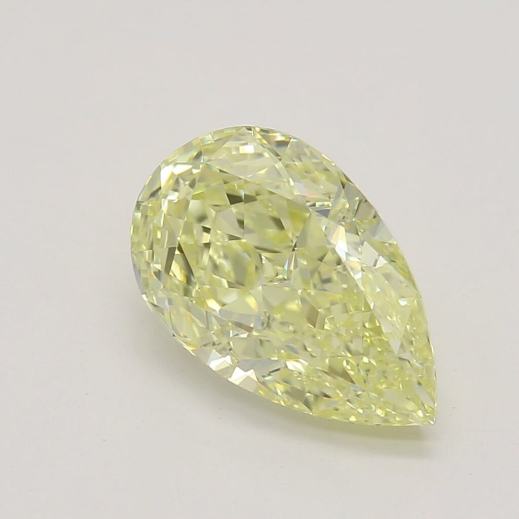 1.12 Ct. Fancy Yellow Pear Diamond