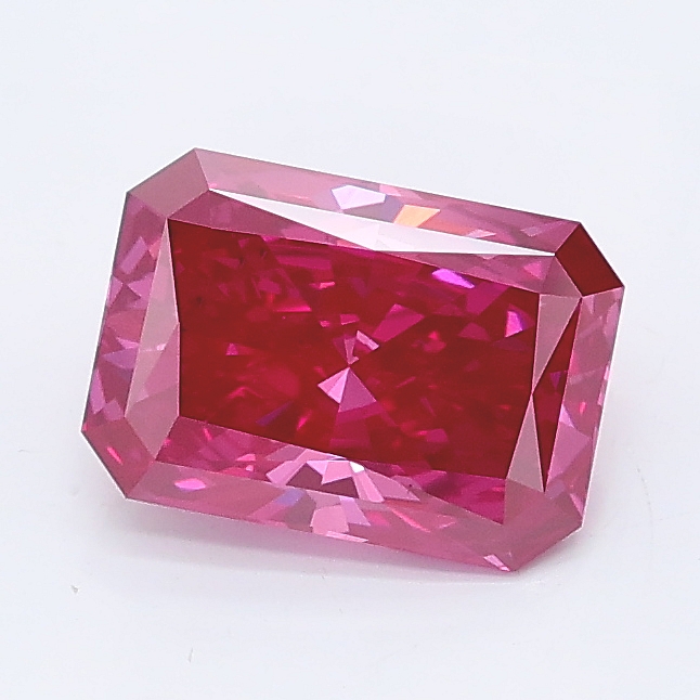 1.15 Ct. Fancy Pink Radiant Lab Grown Diamond