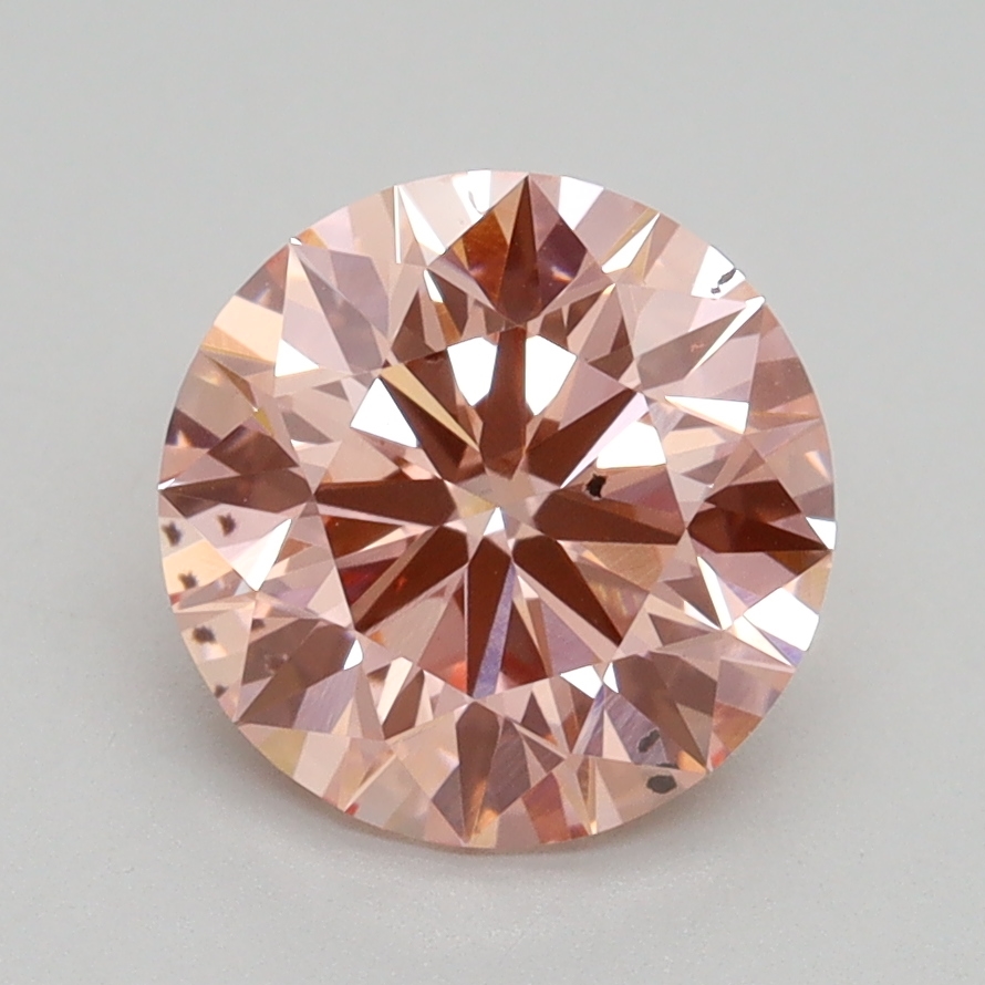 2.01 Ct. Fancy Intense Pink Round Lab Grown Diamond