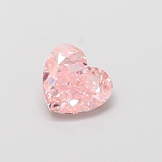 0.30 Ct. Fancy Vivid  Pink Heart Lab Grown Diamond
