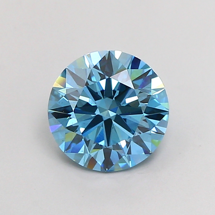 1.92 Ct. Fancy Vivid  Blue Round Lab Grown Diamond