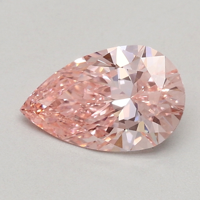 0.50 Ct. Fancy Vivid Pink Pear Lab Grown Diamond
