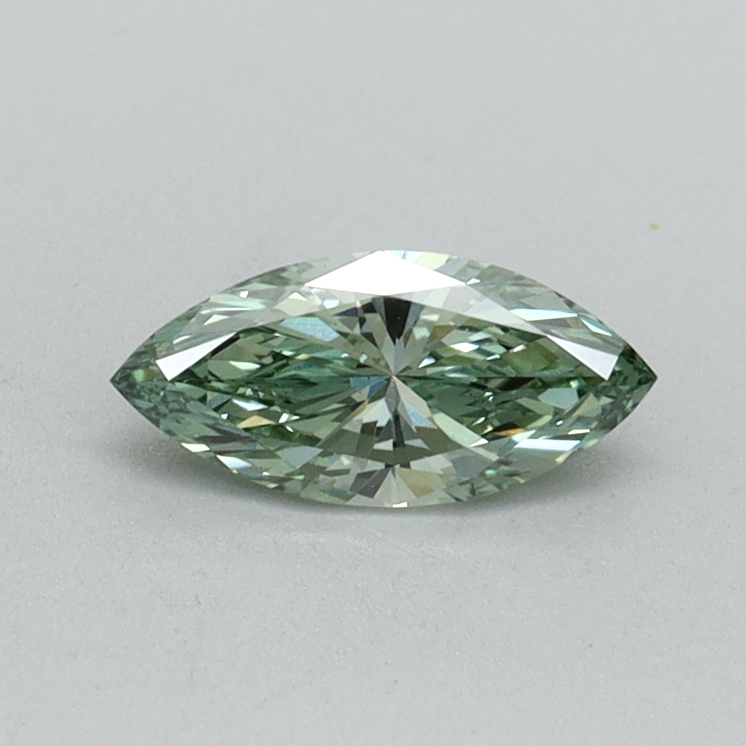 0.32 Ct. Fancy Vivid Pacific Green Marquise Lab Grown Diamond