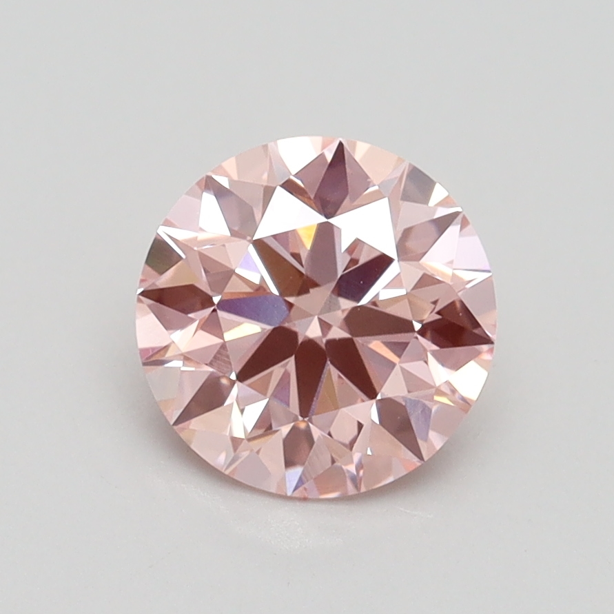 1.32 Ct. Fancy Intense Pink Round Lab Grown Diamond